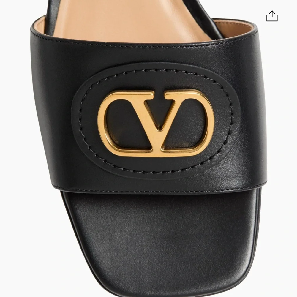 Valentino VLogo Signature Slip-On Sandals - Picture 3 of 6